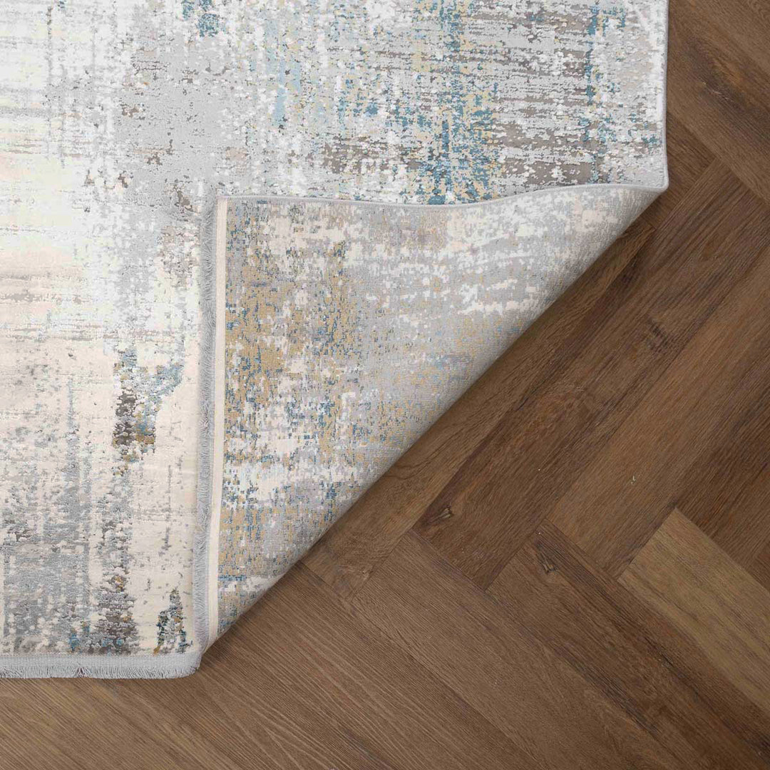 שטיח נול פרמיום 10 אפור/טורקיז | Nool Premium