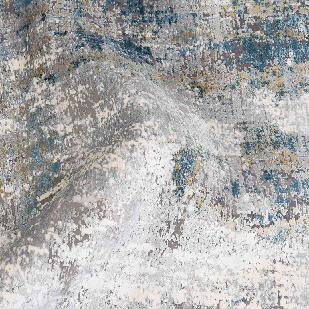 שטיח נול פרמיום 10 אפור/טורקיז | Nool Premium