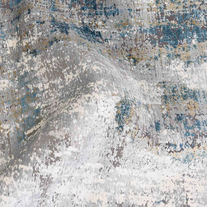 שטיח נול פרמיום 10 אפור/טורקיז | Nool Premium