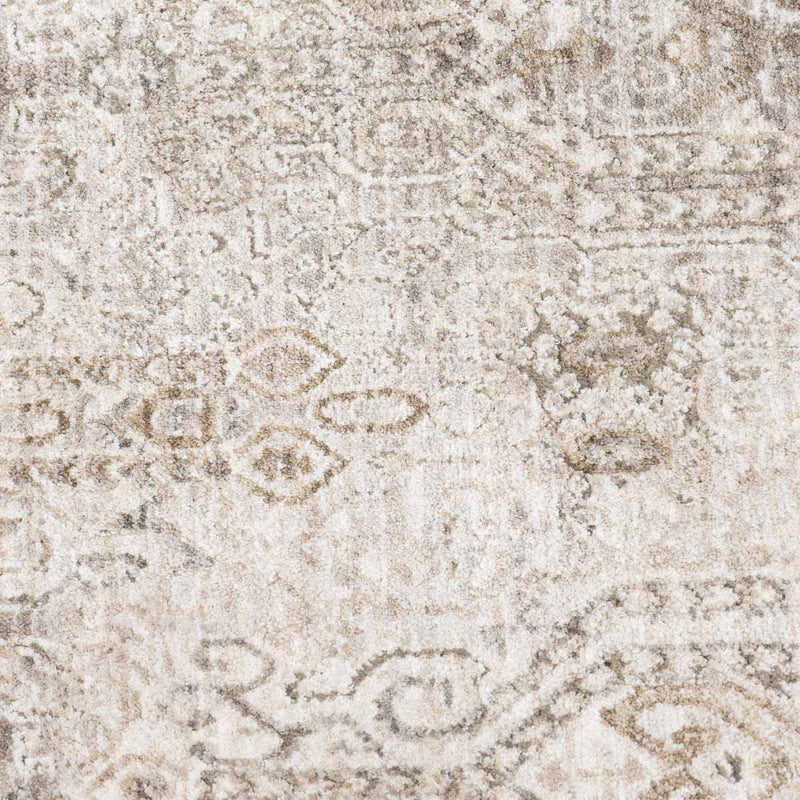 שטיח הריטאז' 10 אפור/בז' עגול | Heritage