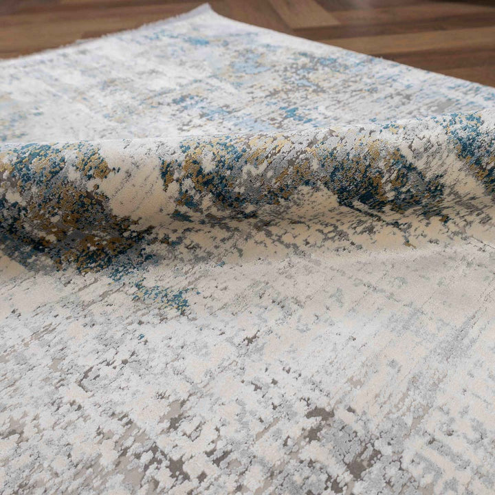 שטיח נול פרמיום 10 אפור/טורקיז | Nool Premium