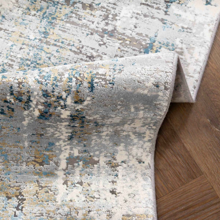 שטיח נול פרמיום 10 אפור/טורקיז | Nool Premium