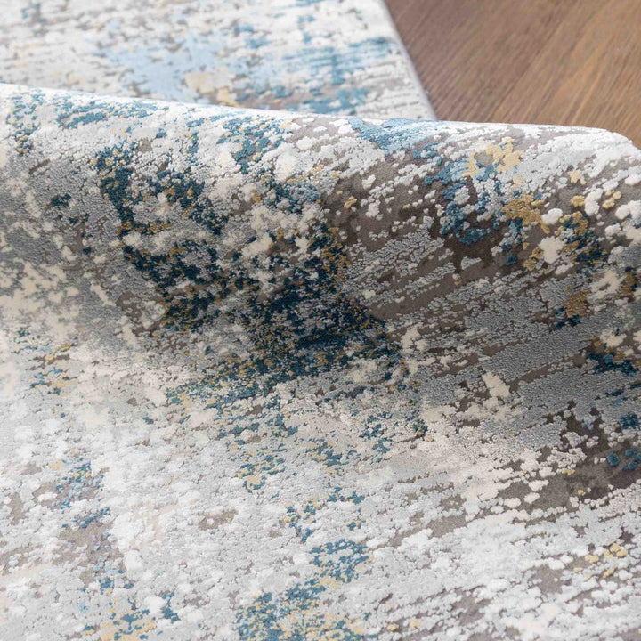 שטיח נול פרמיום 10 אפור/טורקיז | Nool Premium