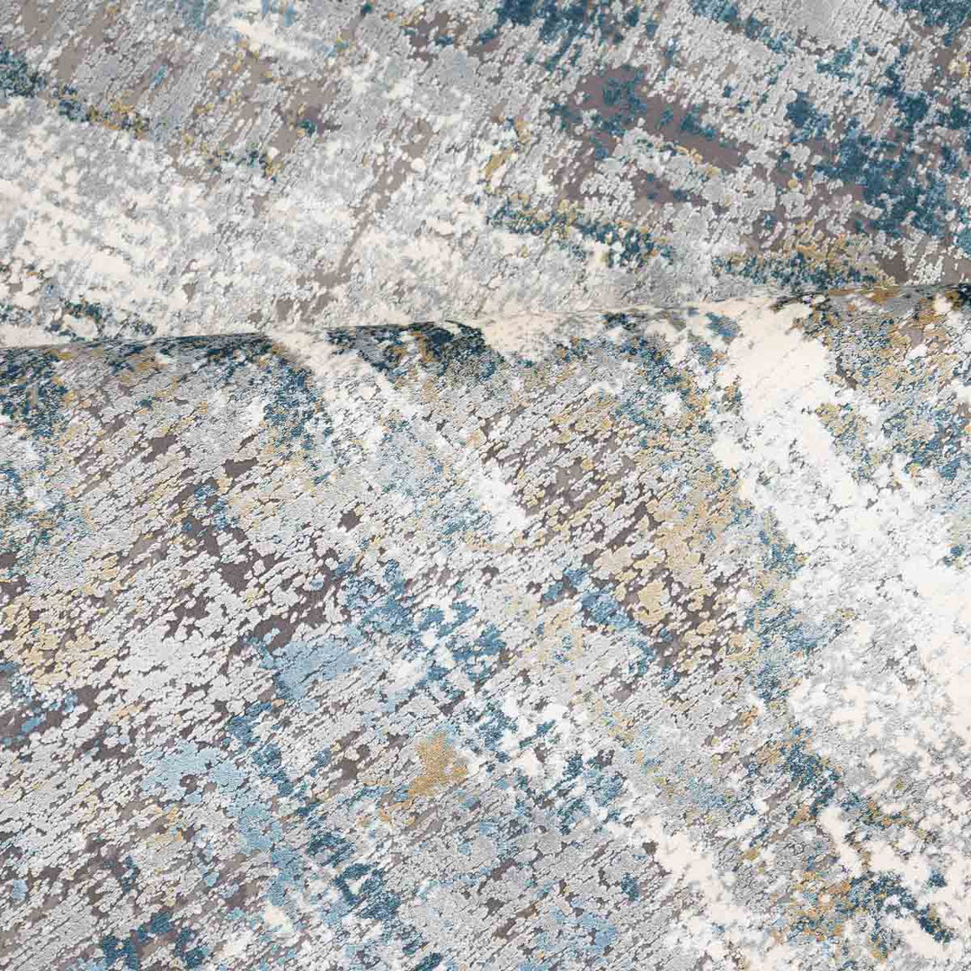 שטיח נול פרמיום 10 אפור/טורקיז | Nool Premium