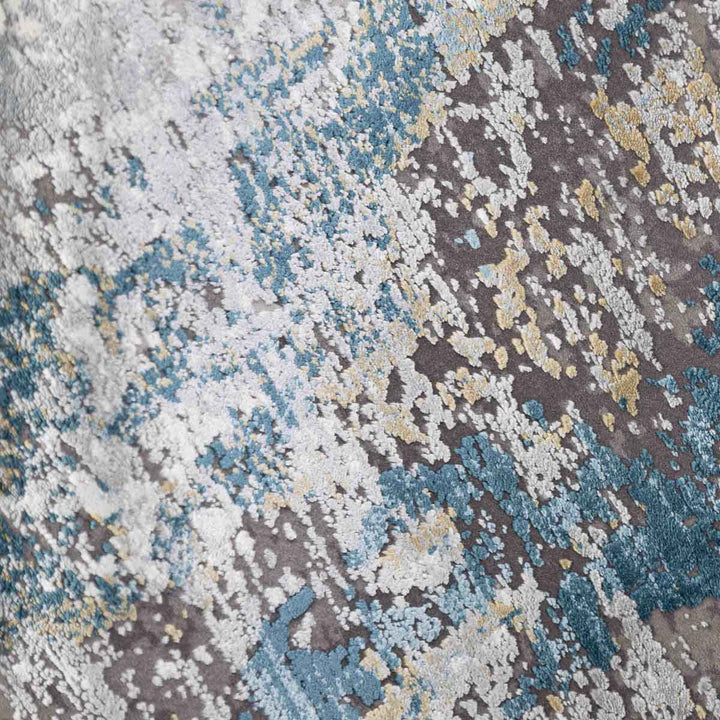 שטיח נול פרמיום 10 אפור/טורקיז | Nool Premium