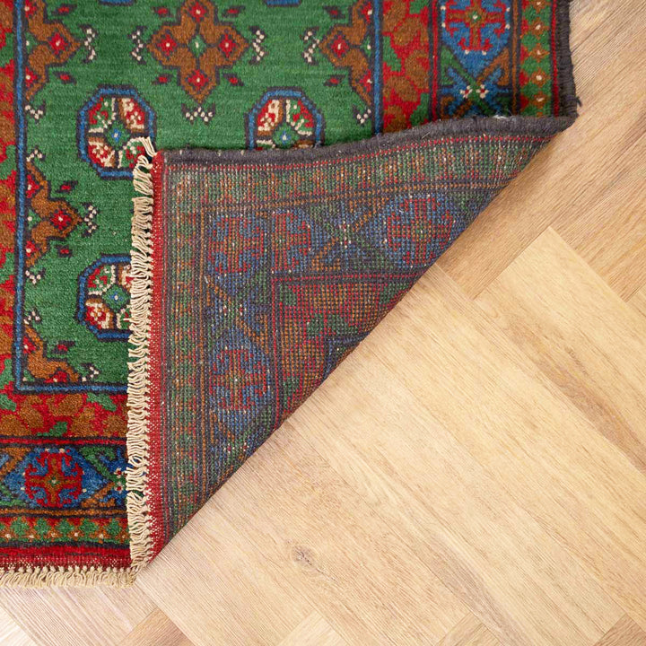 שטיח  אפגני בוכרה 00 ירוק 191*80