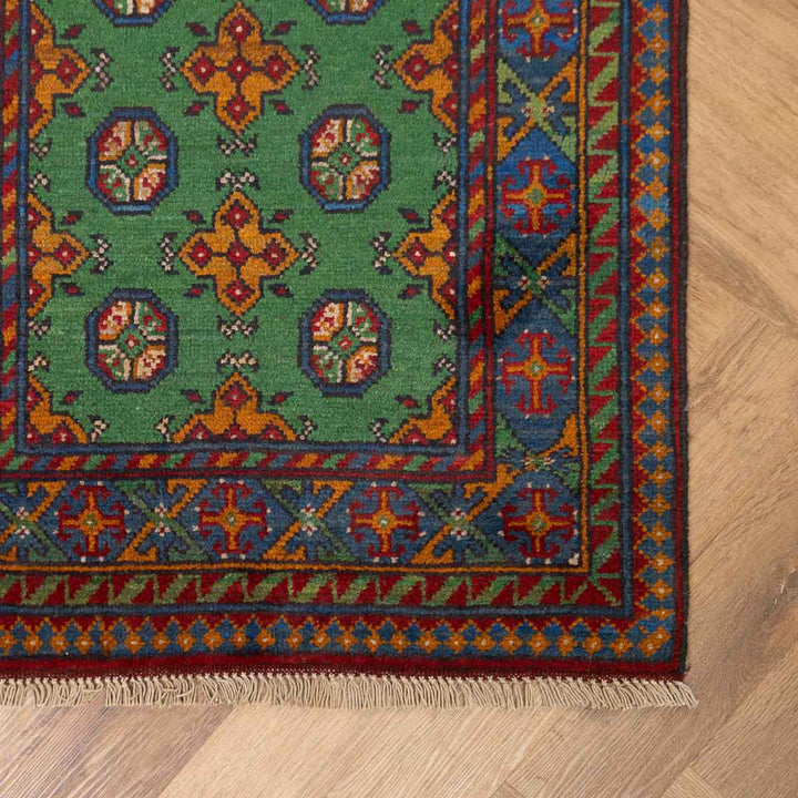 שטיח  אפגני בוכרה 00 ירוק 197*81