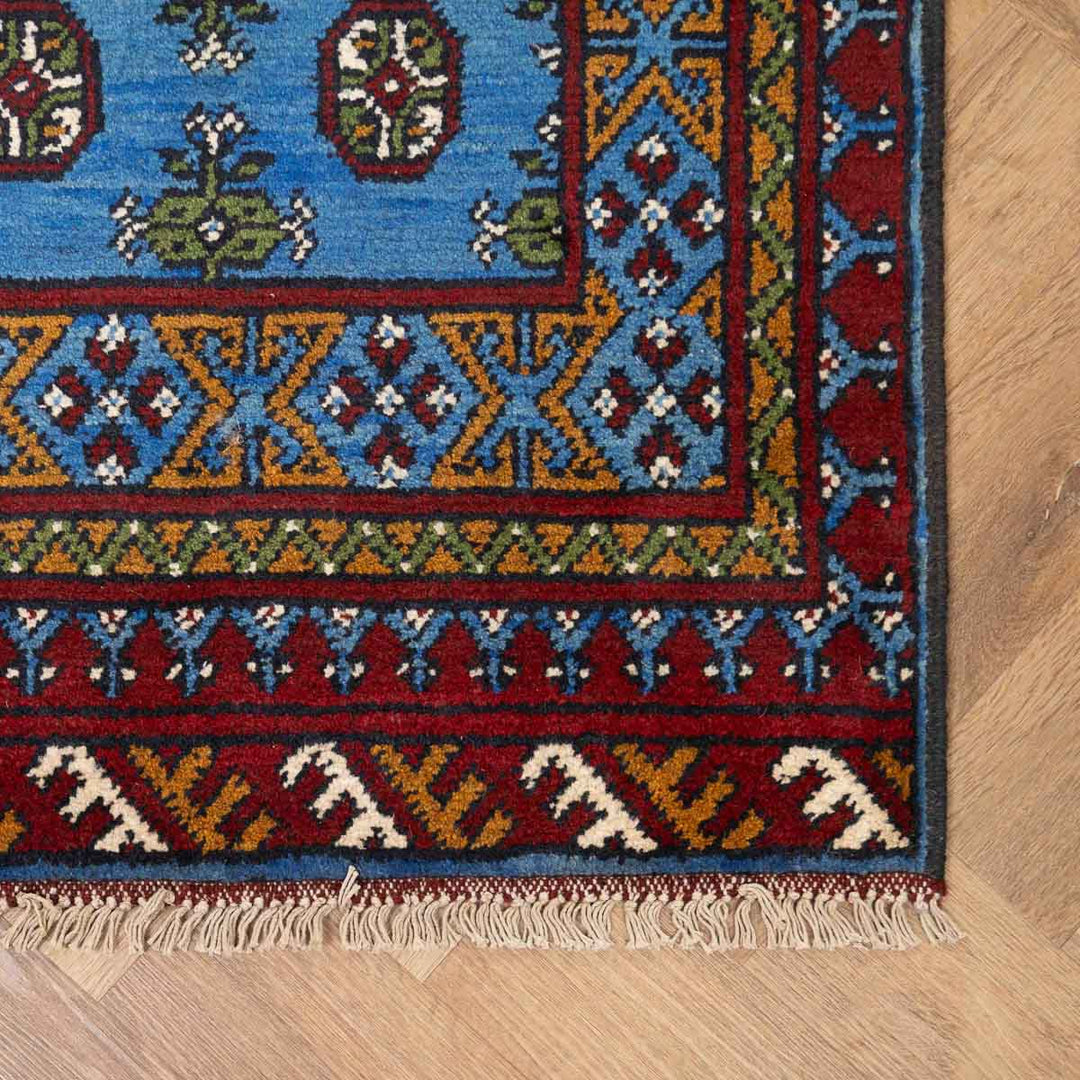 שטיח  אפגני בוכרה 00 כחול 288*76