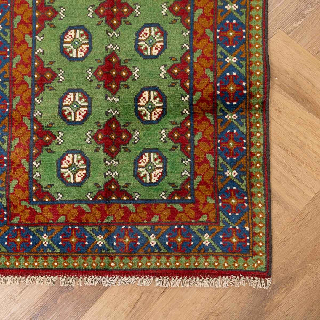 שטיח  אפגני בוכרה 00 ירוק 191*85
