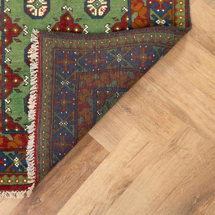 שטיח  אפגני בוכרה 00 ירוק 191*85