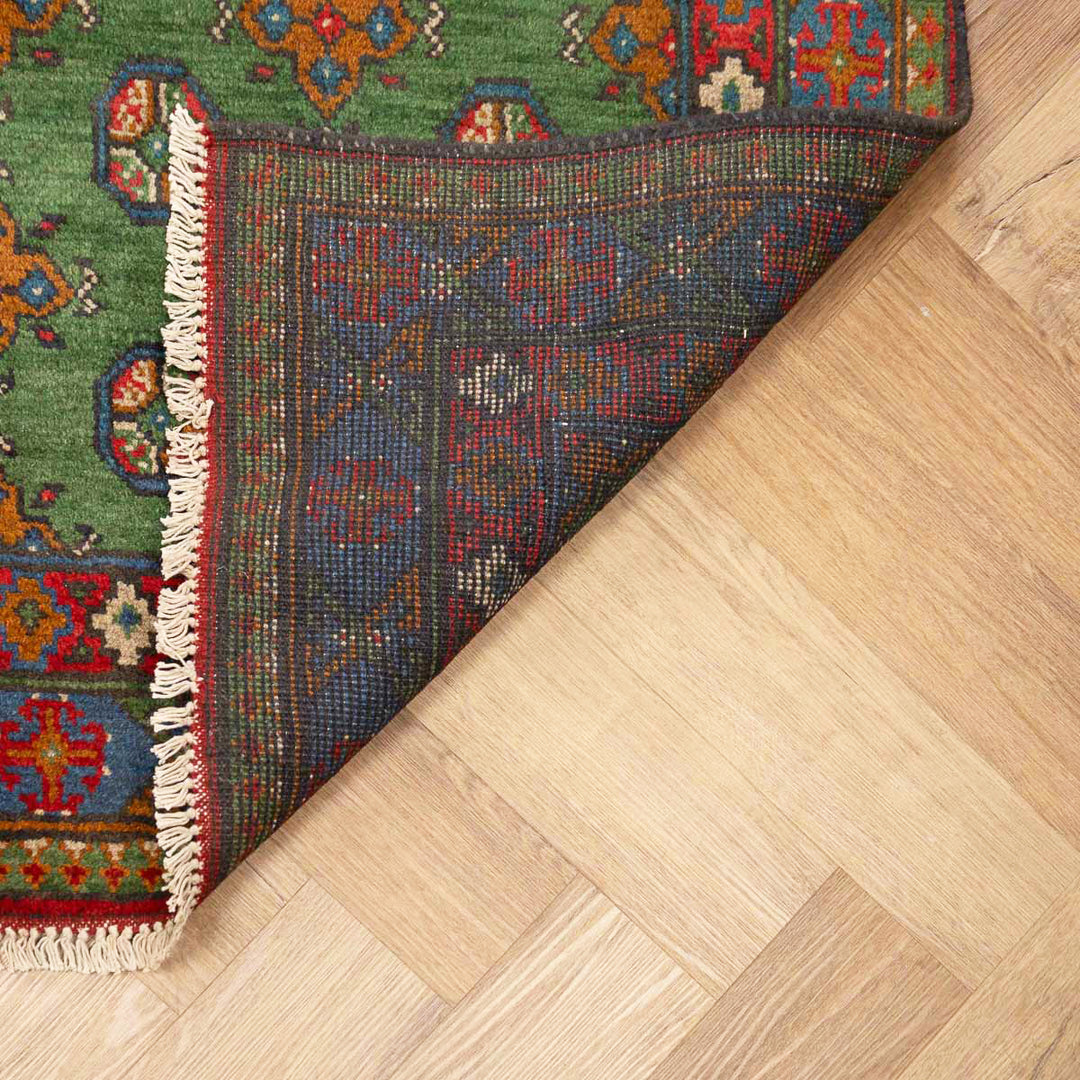 שטיח  אפגני בוכרה 00 ירוק 292*81