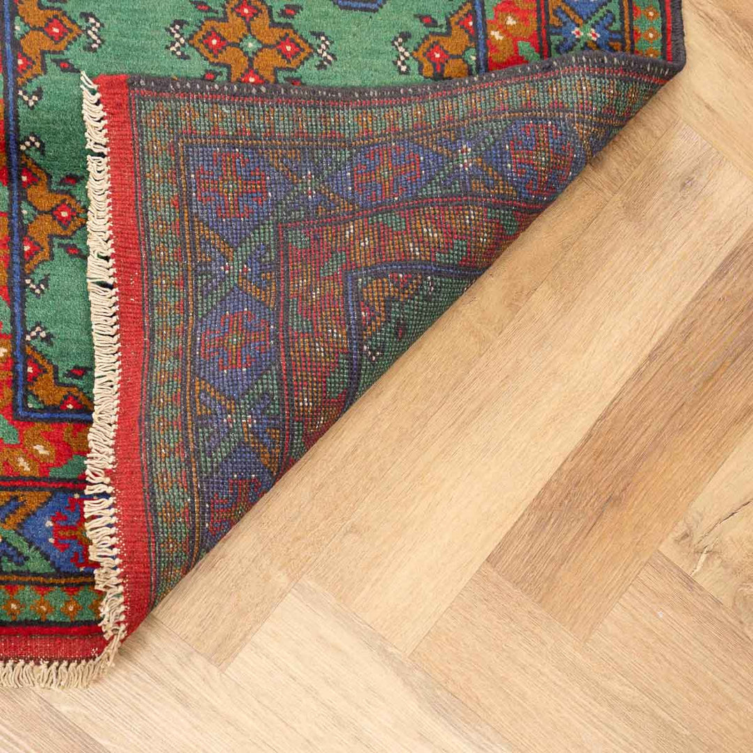 שטיח  אפגני בוכרה 00 ירוק 200*83