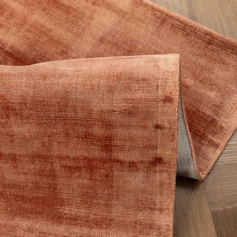 שטיח משי במבוק 01 טרקוטה | Bamboo Silk
