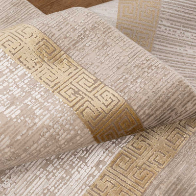 שטיח נול בוטיק 21 בז'\זהב | Nool boutique