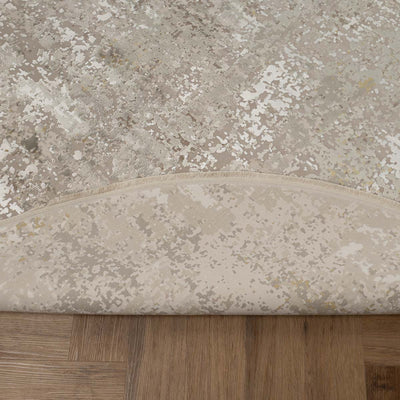 שטיח נול פרמיום 396 קרם/זהב עגול | Nool Premium (Copy)