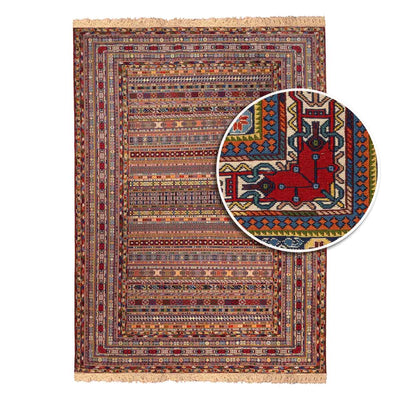 שטיח סומק פרסי 00 צבעוני 343*250 | Persian Sumak