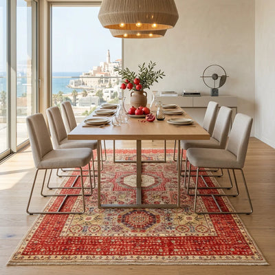 שטיח ממלוק 00 צבעוני 300*202 | Mamluk, Clear Sunny Day, styled props.