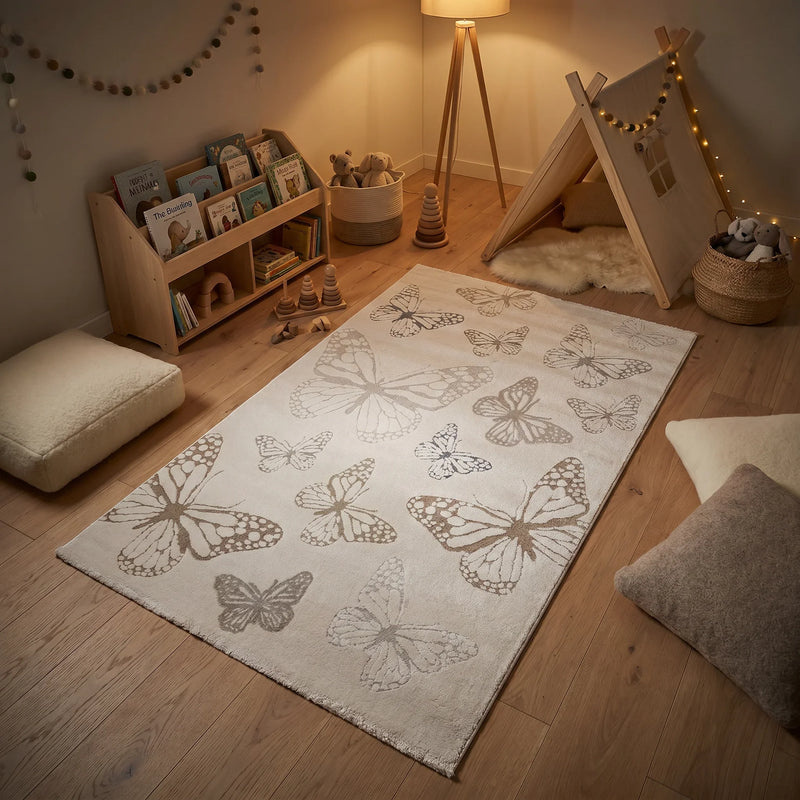 שטיח פרפר 01 קרם, Cozy Evening Mood, styled props.