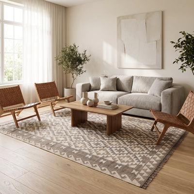 שטיח קילים ענתיק וואש 00 אפור 248*172, Dreamy Morning Glow, styled props.