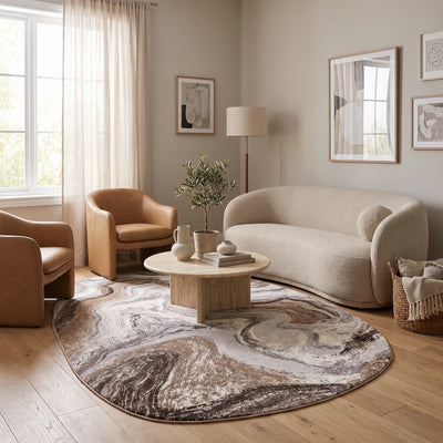 שטיח ארגנטום 436 בז' בהיר אמורפי | Argentum, Dreamy Morning Glow, styled props.
