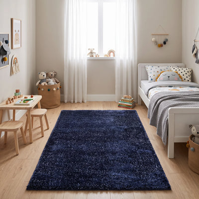 שטיח שאגי טאץ' 01 NAVY, Dreamy Morning Glow, styled props.