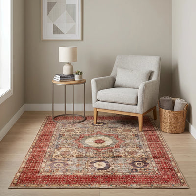שטיח ממלוק 00 צבעוני 200*154 | Mamluk, Dreamy Morning Glow, styled props.