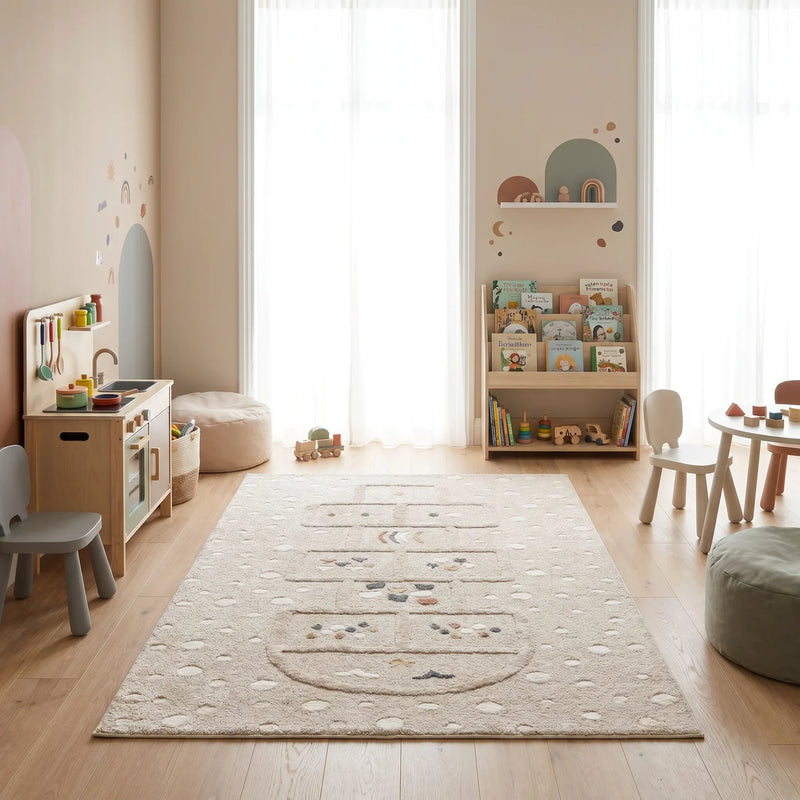 שטיח קלאס 01 קרם, Dreamy Morning Glow, styled props.