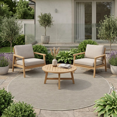 שטיח גארדן 11 עגול בז' | Garden, Dreamy Morning Glow, styled props.