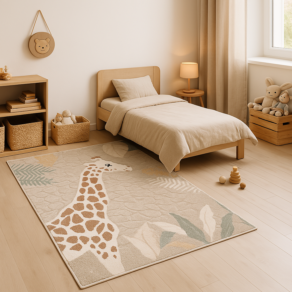 שטיח ג'ירף 01 אפור