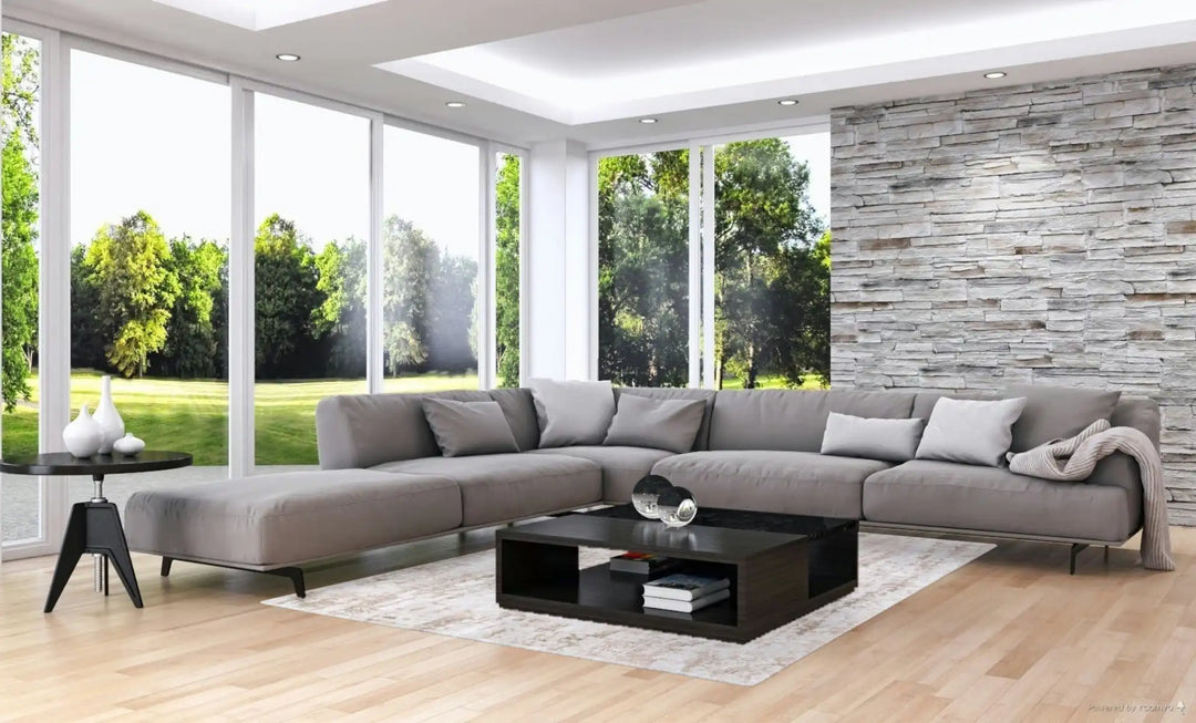 איך למקם רהיטים על שטיח בסלון שלכם