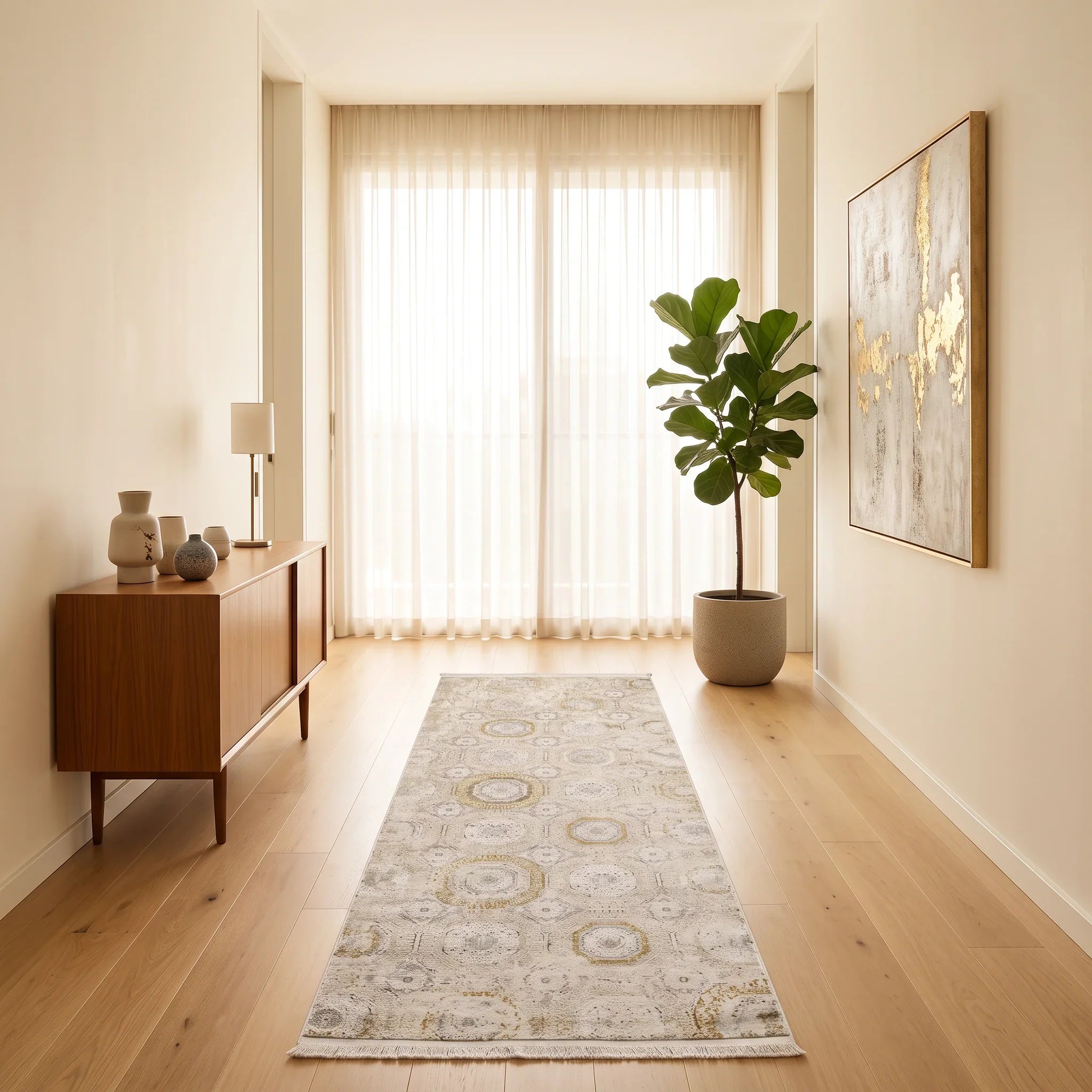 שטיח נול בוטיק 07 קרם/חרדל | Nool boutique, Dreamy Morning Glow, styled props.