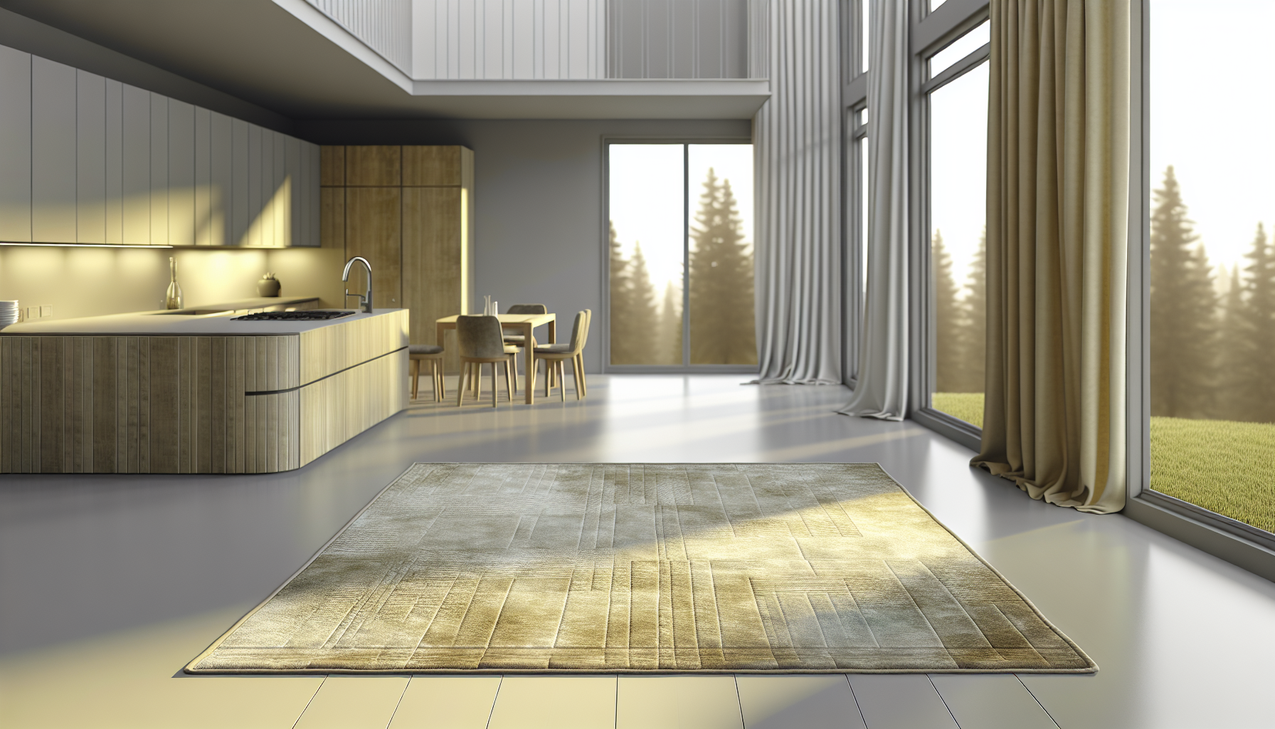 שטיח כותנה כביס למטבח