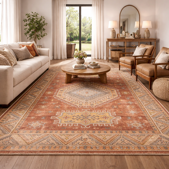 שטיח וינטאז' רוז קזאק 07 אדום