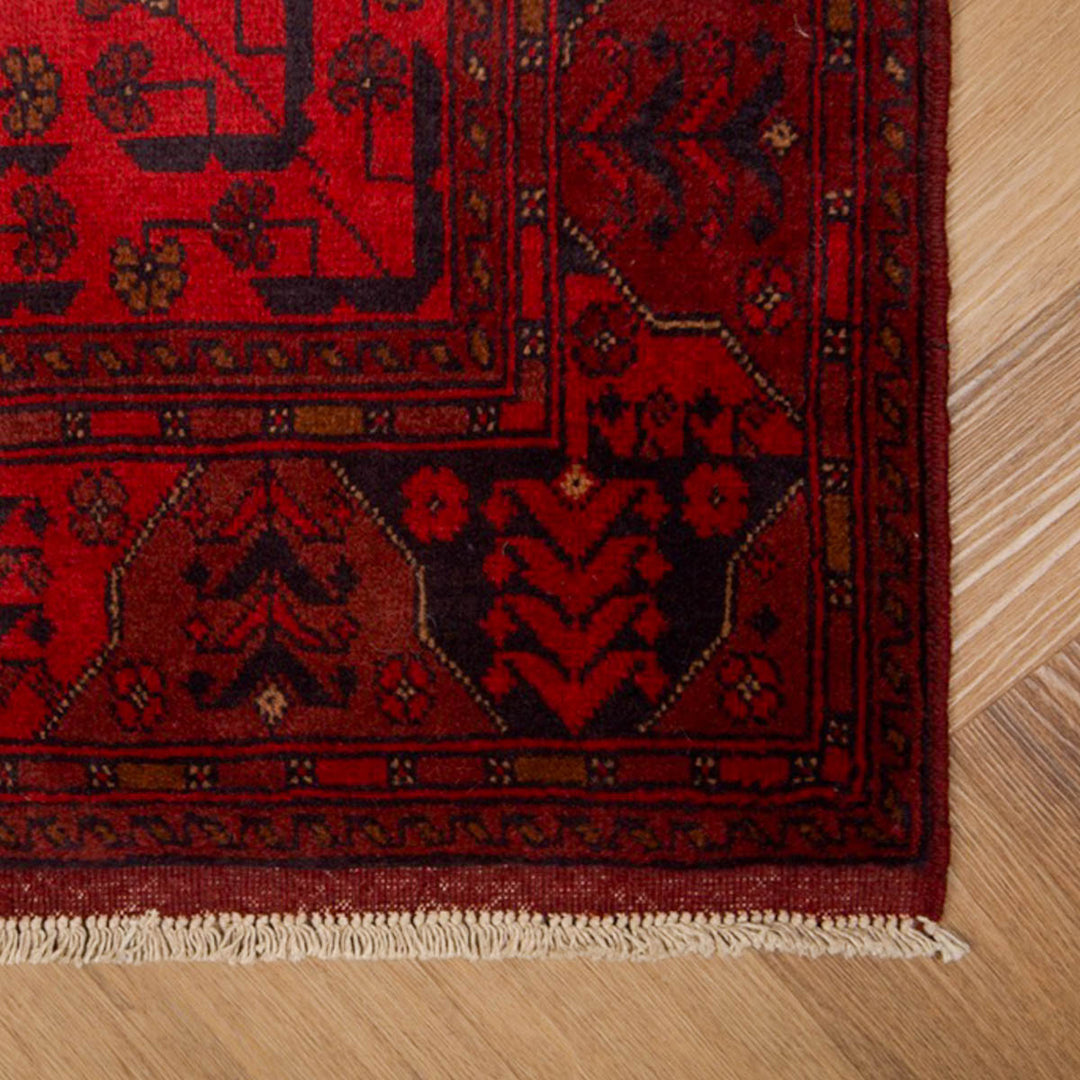 שטיח אפגני חלממדי 00 אדום 296*83