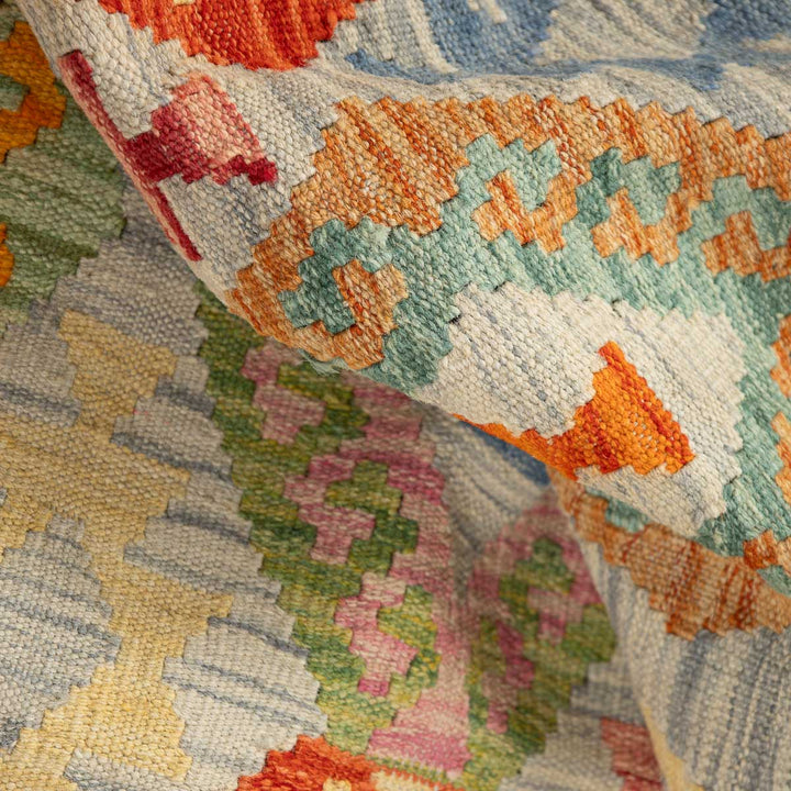 שטיח קילים אפגני 00 צבעוני 299*80