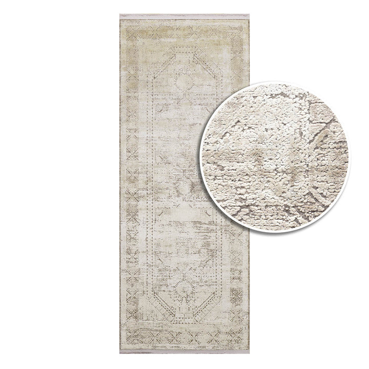 שטיח נול בוטיק 37 אפור בהיר ראנר | Nool boutique