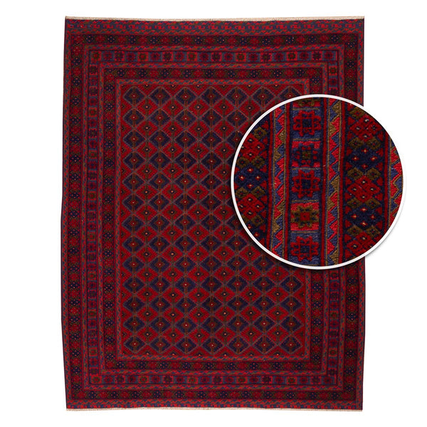 שטיח אוזבקי 00 אדום 202*158 | Uzbek
