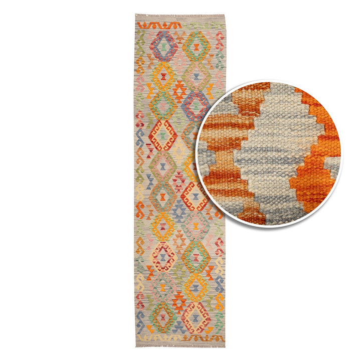 שטיח קילים אפגני 00 צבעוני 299*80