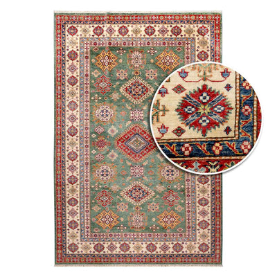 שטיח סופר קזאק 00 ירוק 310*203 | Super Kazak