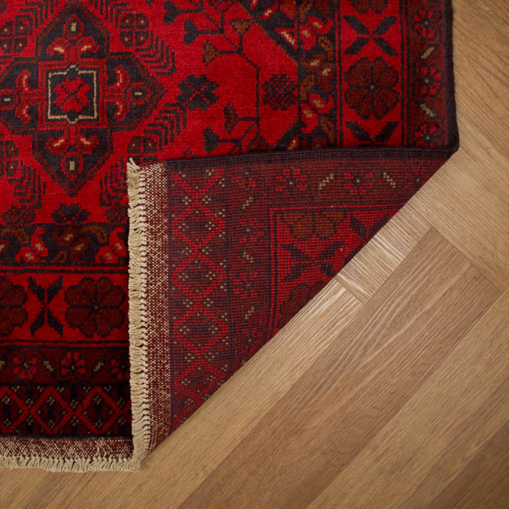 שטיח אפגני חלממדי 00 אדום 297*80