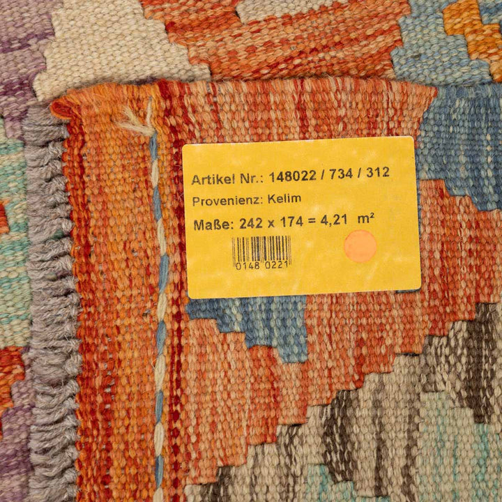 שטיח קילים אפגני 00 צבעוני 242*174