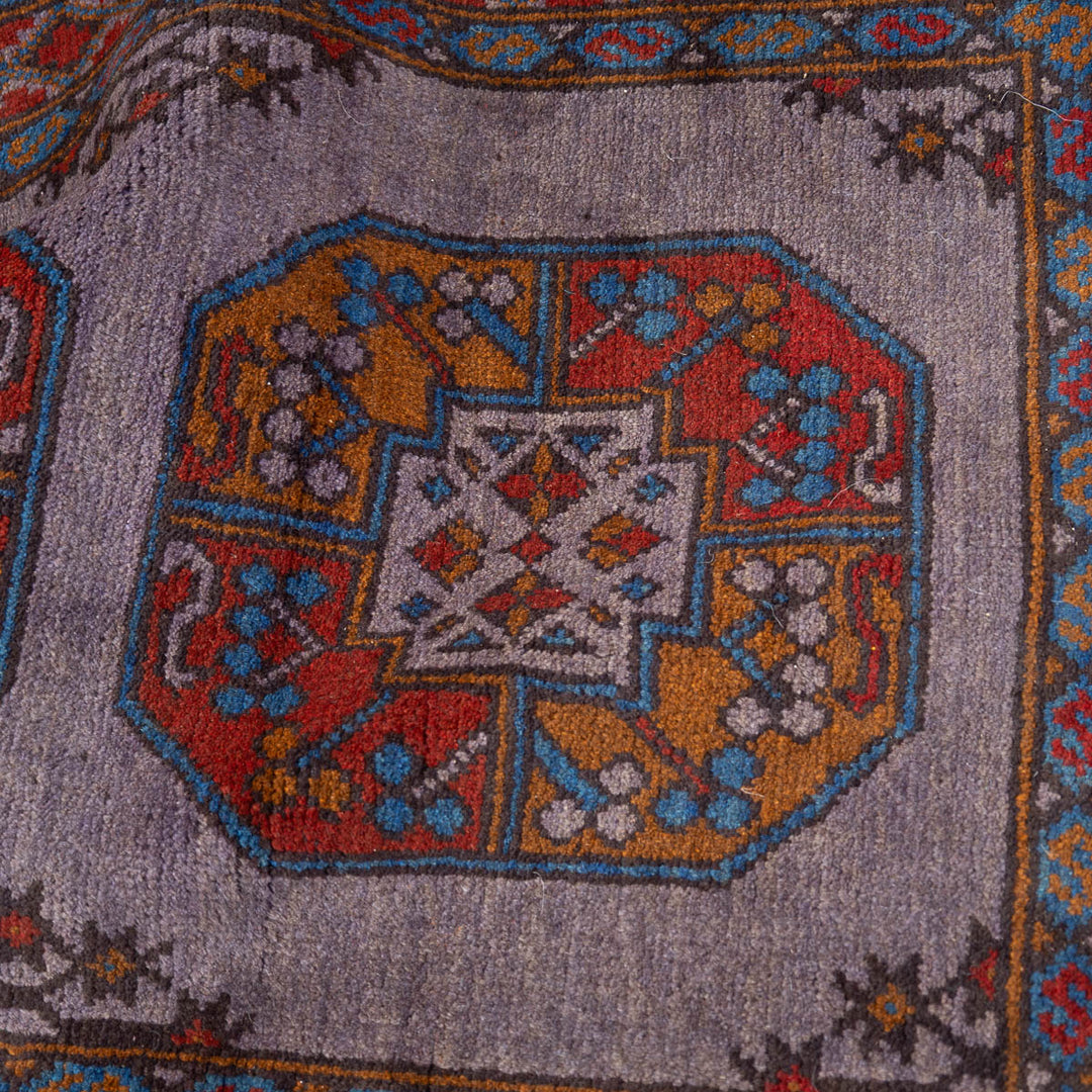 שטיח אפגני רגל פיל 00 סגול 202*84