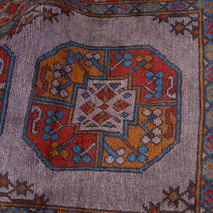 שטיח אפגני רגל פיל 00 סגול 202*84