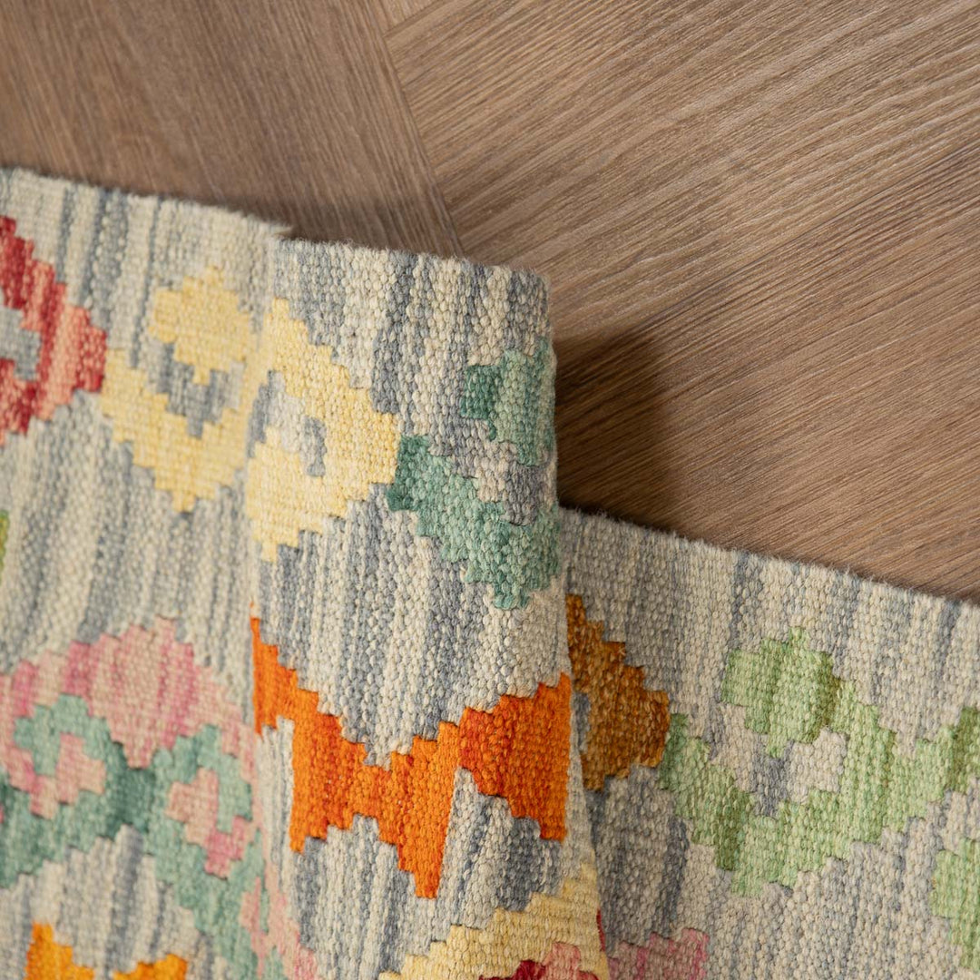 שטיח קילים אפגני 00 צבעוני 299*80