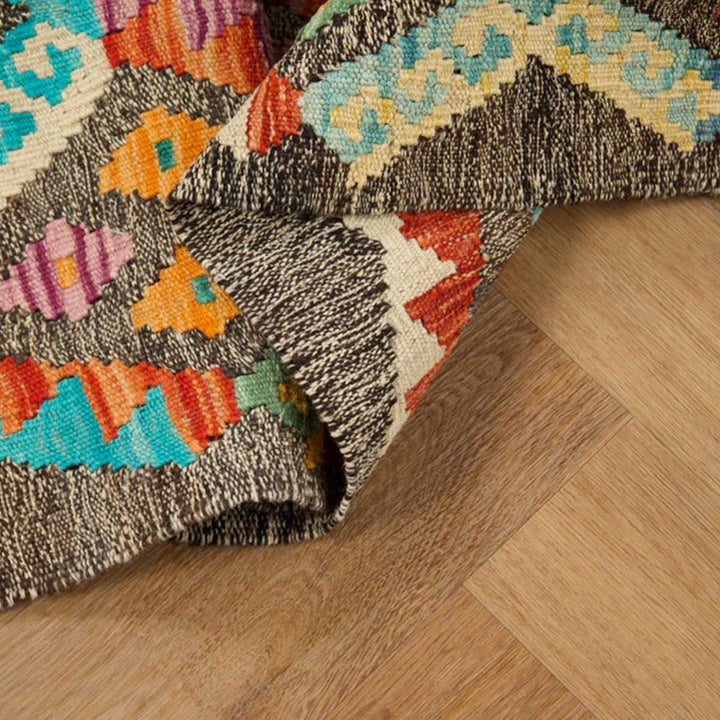 שטיח קילים אפגני 00 צבעוני305*88