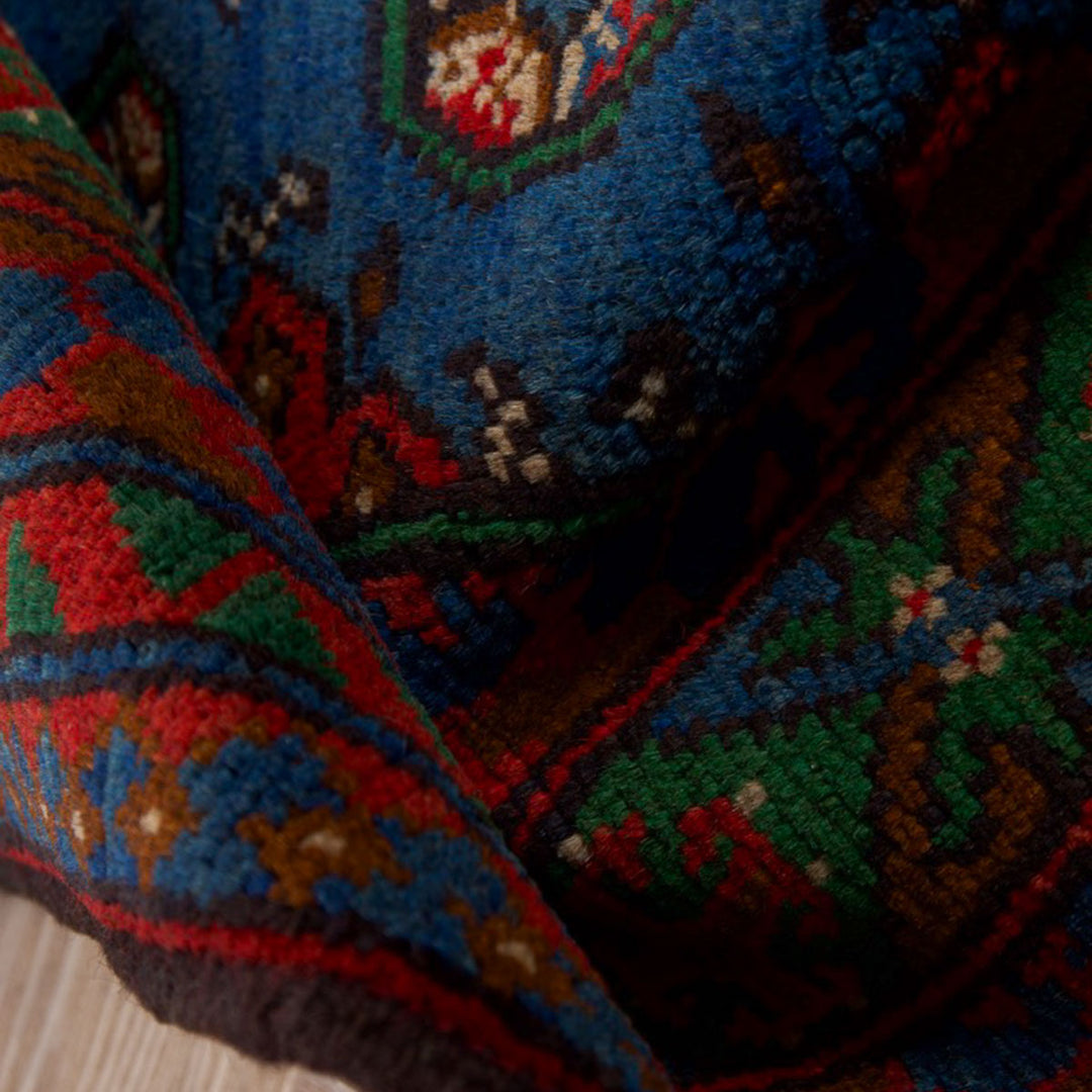 שטיח אפגני בוכרה 00 כחול 198*152 | Bokhara Rug