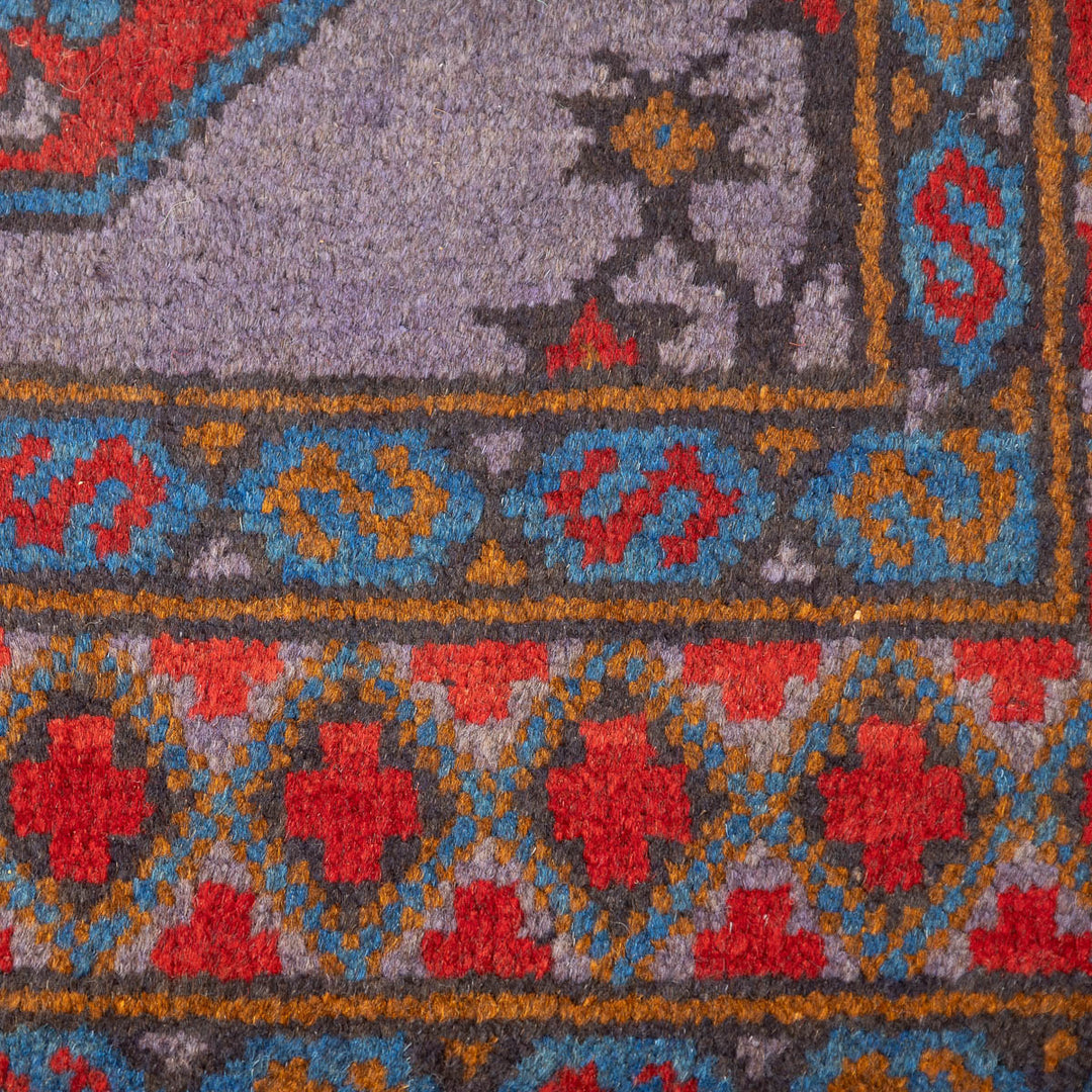 שטיח אפגני רגל פיל 00 סגול 202*84