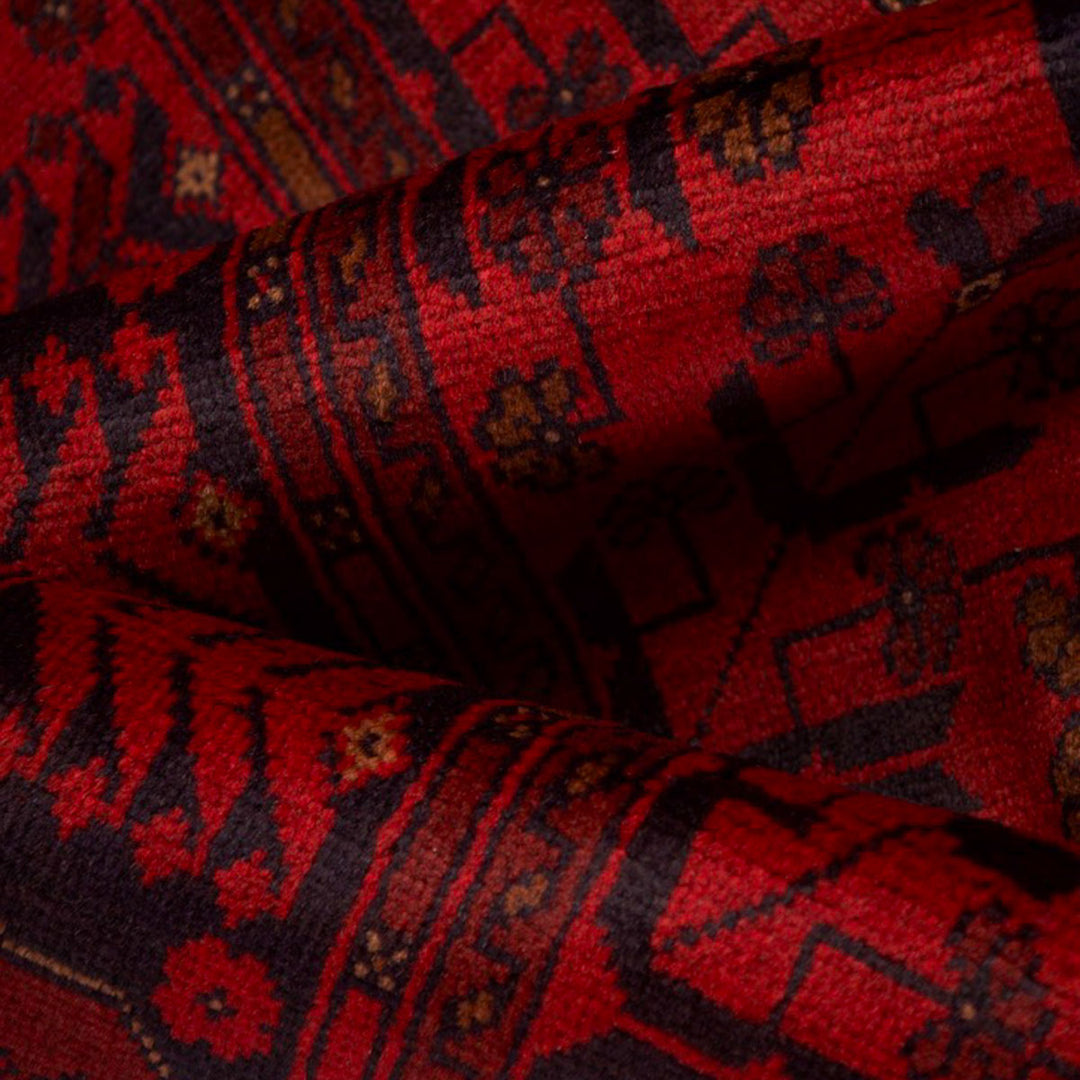 שטיח אפגני חלממדי 00 אדום 296*83