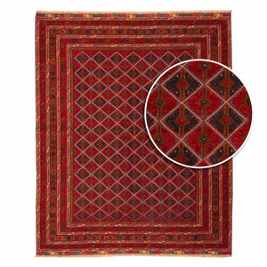 שטיח אוזבקי 00 אדום 192*156 | Uzbek