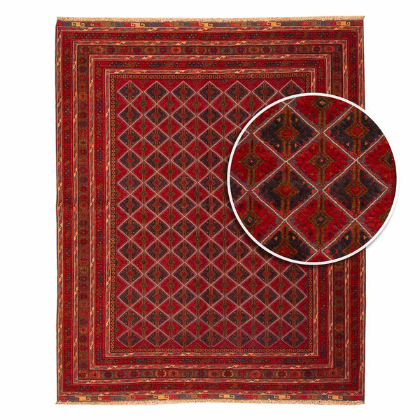 שטיח אוזבקי 00 אדום 192*156 | Uzbek